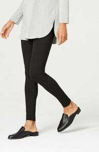 SOLD NWT J.Jill Medium (10/12) Ponte Leggings - Black/Dark Charcoal Houndstooth